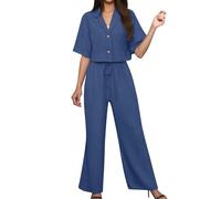 Tenues De Sport- Ensemble Pantalon Et Tailleur DéContracté éLéGant Et Confortable IdéAl Au Quotidien Pantalon Long Deux PièCes Le Printemps L'éTé Et L'Automne