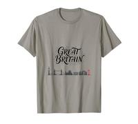 Tenues de Vacances de Voyage Horizon de la Grande-Bretagne T-Shirt