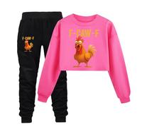 Tenues décontractées garçons deux pièces sweat capuche pantalon imprimé lettre enfants vêtements sport jeunes ensemble confortable mode (5-6 Years)