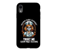 Tenues d'infirmière effrayantes - Infirmière autorisée Amusante Coque pour iPhone XR