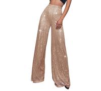 Tenues Élégante Plage Lin Sudation Ample Cuisine Chic Pantalon Yoga Femme Fluide Carotte Fluide Randonnée Lot Palazzo D'Intérieur Mes Commandes Passées Champagne S