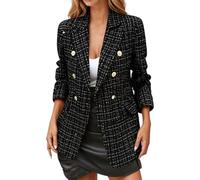 Tenues Élégante Robe Blazer Costume Femme Chic Ensemble Et Elegant Tweed Tenue Veste Noire Noir Velours Courte pour Mariage Tailleurs-Jupes Tailleur Officier Kaki Verte Gilet Ceremonie Sequins~