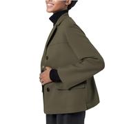 Tenues Élégante Veste Tailleur Femme Rouge Mariage Ensemble pour Grande Taille Kaki Marron Velours Chic Blazer sans Manche Blanche Officier Court Blaser Rose Gilet Et Elegant Blazers Noire Mi Saison