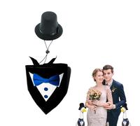 Tenues Pour Oies De Porche - Costume Pour Oie Statuaire | Grand 58 cm Nœuds Papillon Et Chapeaux Pour Animaux Pour Cour, Bord De Mer, Mariage, Présentation De Fenêtre, Plage, Intérieur