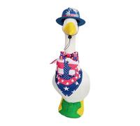 Tenues pour Oies De Porche, Costumes De Fête Nationale Américaine pour Oies De Porche, Vêtements Décoratifs et Accessoires pour Figurines de Pelouse, Décoration de Patio et Extérieur