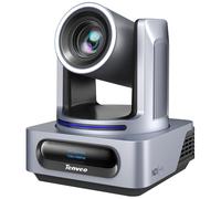 Tenveo Caméra PTZ NDI, Suivi Automatique IA, Zoom Optique 20X, 3G-SDI USB3.0 HDMI LAN PoE, Streaming IP NDI en Direct pour Événements Culte Conférences Vidéo Youtube OBS vMix Zoom Teams