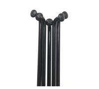TENVORA Rayon Velo,Rayons De VéLo 16 pièces Beaucoup 12g 2,6 mm J-Bend Rond Body Ed Noir Couleur Noir Couleur Vélo électrique(181mm)
