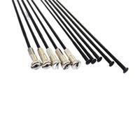TENVORA Rayon Velo,Rayons De VéLo 20 pcs/lot Straight Tirt Basé T302 Acier Inoxydable 230 242 250 258 263 270 275 278 280 282 285 297 292 298 301mm(236 mm)