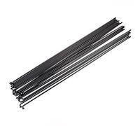TENVORA Rayon Velo,Rayons De VéLo 72pcs / Set 255-270mm Bike Tarifs de vélos Tamples Roule-Rust Steel Barres d'acier Noir Outils de Cyclisme Pièces de vélo de Remplacement(270MM)