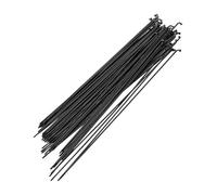 TENVORA Rayon Velo,Rayons De VéLo Lot de 18 Rayons en Acier 14G/14K 2,0 mm for vélo de Montagne/Route, 14/16/20/451/26/27,5/29 Pouces for Rayons de vélo 132-206 mm(18 pcs 132mm)