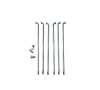 TENVORA Rayon Velo,Rayons De VéLo Rayons de vélo électrique 10g, Poussette, Fil d'acier, Tricycle de vélo, Argent galvanisé Porteur(58mm)