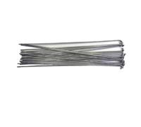 TENVORA Rayon Velo,Rayons De VéLo Rayons de vélo galvanisés 12G, Fil Machine en Acier, tiges de vélo électrique VTT(12G galvanized202MM)