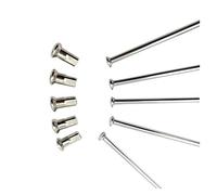 TENVORA Rayon Velo,Rayons De VéLo Tarifs de Moto diamètre de 3,7 mm de diamètre égal de diamètre tiret Droite pour Roues de Moto 40 pièces parlait et Nipper 1 lot(Length 240mm)