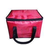 TENVORA Sac Isotherme pour Pizza,Sac Isotherme Livraison Porte-Refroidisseur Portable Sac De Refroidisseur Pliant Isolant Pique-Nique Pack Glace 70l(Red 28L)