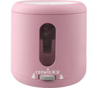 Tenwin 8035-4 Taille-crayon électrique Avec Batterie/Usb Et Réservoir (Rose)