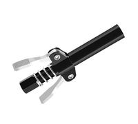 TENYELE Coupleur de graisse à double poignée - Pince de verrouillage - Buse d'injecteur d'huile - Embouts en acier inoxydable - Injecteur en acier inoxydable