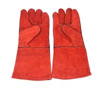 TENYELE Gants de protection anti-morsure pour oiseaux - En cuir - 34 cm de long - Pour l'entraînement des perroquets, nourrir les reptiles