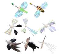 TENYELE Kit de recharge interactif pour baguettes de rechange pour chats - Transformez n'importe quel espace en zone d'entraînement - Amusez-vous en installant des remplacements