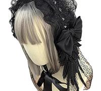 TENYELE Lolitas Bandana tendance avec ailes angéliques détachables Décoration de cheveux élégante gothique pour adolescentes