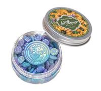 TENYELE Lot de 150 perles de sceau en forme de fleur pour sceller des invitations de mariage, emballage créatif de cire