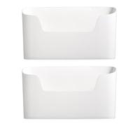 TENYELE Lot de 2 étagères latérales de réfrigérateur multi-usages pour porte d'armoire - Économie d'espace - Boîte de rangement pour réfrigérateur de cuisine