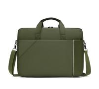 TENYELE Sac à main pour ordinateur portable avec plusieurs compartiments pour le travail et les études, Vert, One Size
