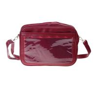 TENYELE Sac japonais Ita pour femme PU transparent poche Itabag High School Girls Uniforme JK Crossbody épaule Ita Crossbody Bleu, Rouge, One Size