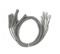 TENYELE Test 110 pour la tête à clipser RJ11 RJ45 Cordon de contrôle vocal pour téléphone 110 Module vocal Telecom P Test Cordon avec clips