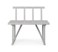 Tenzo Grain Designer Banc Petit modèle, Chêne, Gris, 84x42x77 cm