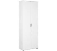 TEO - Armoire 2 Portes 6 Compartiments Coloris Blanc - Altobuy Blanc G
