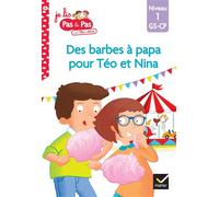 Téo et Nina GS-CP niveau 1 - Des barbes à papa pour Téo et Nina - Marie-Hélène Van Tilbeurgh - Hatier - broché - Scolaire / Universitaire