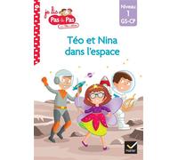 Téo et Nina GS-CP niveau 1 - Téo et Nina dans l'espace - Marie-Hélène Van Tilbeurgh - Hatier - broché - Scolaire / Universitaire