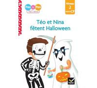 Téo et Nina Milieu de CP Niveau 2 - Téo et Nina fêtent Halloween - Marie-Hélène Van Tilbeurgh - Hatier - broché - Scolaire / Universitaire