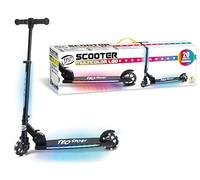 Teo Sport Trottinette 2 Roues Pliable en Aluminium pour Enfants avec lumières LED, Hauteur réglable, 20 Effets Lumineux, Scooter 2 Roues pour Enfant et Fille à partir de 5 Ans, soutient Max 50 kg