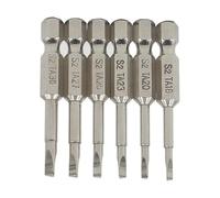 Teocpai 6PCS Tournevis Triangle Magnétique Acier S2 Tournevis Triangulaire Longueur de 50mm à Tête Triangulaire 1,8mm, 2mm, 2,3mm, 2,5mm, 2,7mm, 3mm
