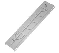 Teodute Planche à saumon flamme 100 % acier inoxydable, pivotante à 180 °, système d'inclinaison à 5 niveaux, passe au lave-vaisselle, dimensions au choix 52 x 11,5 x 4,3 cm, planches de saumon flammé