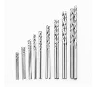 Teogneot Lot de 25 Mini forets hélicoïdaux HSS,Outil de Forage à Graver,Forets à Métaux, Forets au Cobalt,0,5-3,0 mm