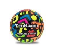Teokaido Ballon de Volley-Ball de Taille 5 Officiel, Balle de Volley Soft Touch pour entraînement et Plage Volley, Poids réglementaire 260-280g, idéal pour Les débutants, résistant à l'eau, Design