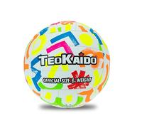 Teokaido Ballon de Volley-Ball de Taille 5 Officiel, Balle de Volley Soft Touch pour entraînement et Plage Volley, Poids réglementaire 260-280g, idéal pour Les débutants, résistant à l'eau, Design