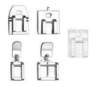 Teokantz 5 Pièces Pieds-de-Biche à Fermeture Éclair pour Machine à Coudre, Pied Presseur à Fermeture Invisible, Compatible avec Brother Singer Janome Machine à Coudre Ménagère