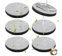 Teokantz Lot de 6 filtres à eau compatibles avec les bouteilles filtrantes Brita Fill & Go - Réduit les microparticules de chlore PFAS - Substances altérant le goût dans l'eau potable