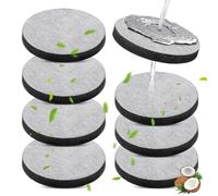 Teokantz Lot de 8 Disques Filtrants à Eau pour Brita Fill and Go Bouteilles Filtrantes, Filtre Gourde Réduisent le Chlore, les Microparticules et Autres Impuretés