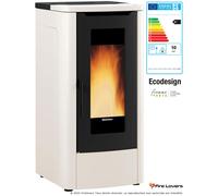 Teorema 10kW Poêle à granulés noir
