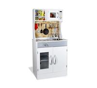 Teorema 40619 Cuisine en Bois avec 4 Feux Micro-Ondes et Dispensa