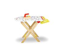 TEOREMA 40653 Planche à Repasser en Bois avec Accessoires H. 55 cm