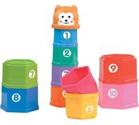 Teorema 64171-Tour colorée avec Lettres et Chiffres à empiler,Multicolore