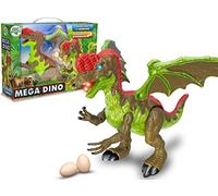 Teorema - 66855 - Dinosaure - Jouet pour Enfants - Dépose des œufs - Rouille et Marche