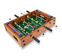 Teorema - Football de Baby-Foot pour Enfants, Billard de Table en Bois, Mini Football avec 2 balles, Dimensions 34 x 37 x 8,5