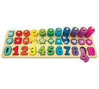 Teorema Giocattoli 40559 - Ensemble en bois empilable multicolore