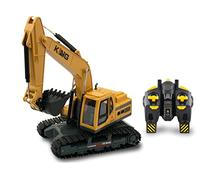 Teorema Giocattoli - Bagger Pelle Jouet radiocommandé avec Fonctions complètes, Couleur Jaune foncé, 1:8, 65266